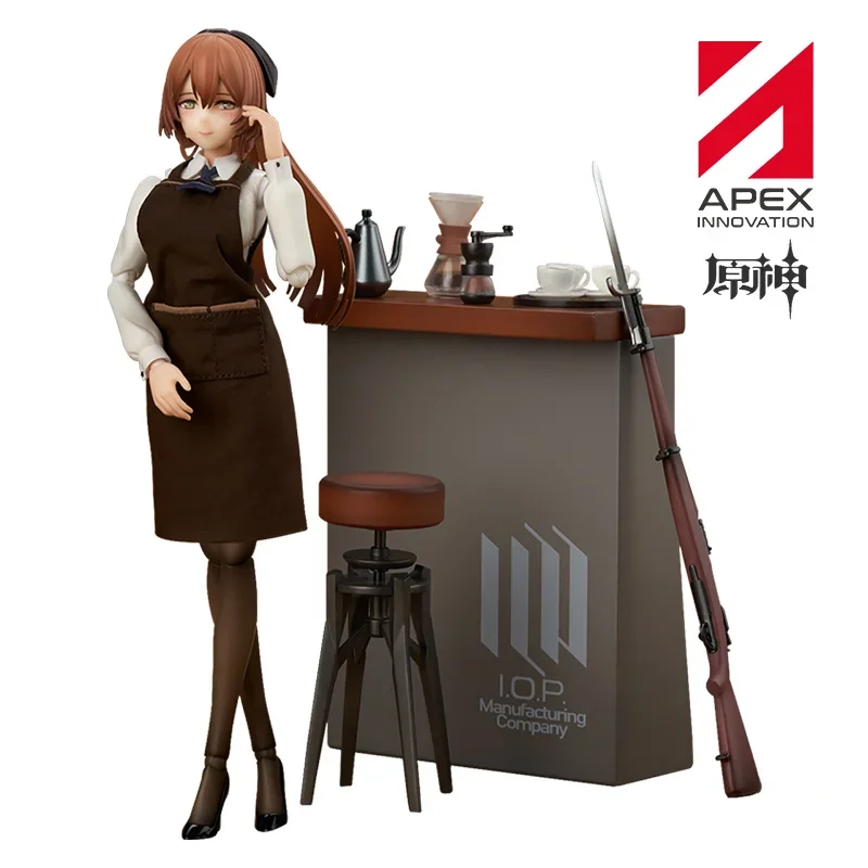 Stock Original  APEX ARCTECH Shizuka Haruta Springfield Frontline Coffee Shop PVC 20CM Action Anime Figure Model Toys