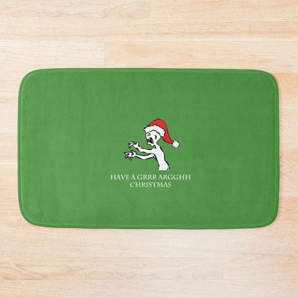 

Grr Argh Christmas Bath Mat Carpets For Bathroom Showers Bathtub Carpet Mat