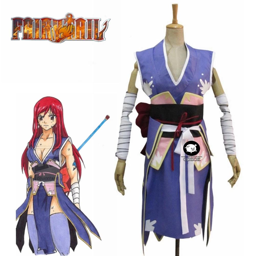 

Anime Cartoon Cosplay Erza Scarlet Cos girls Woman Cosplay Costume