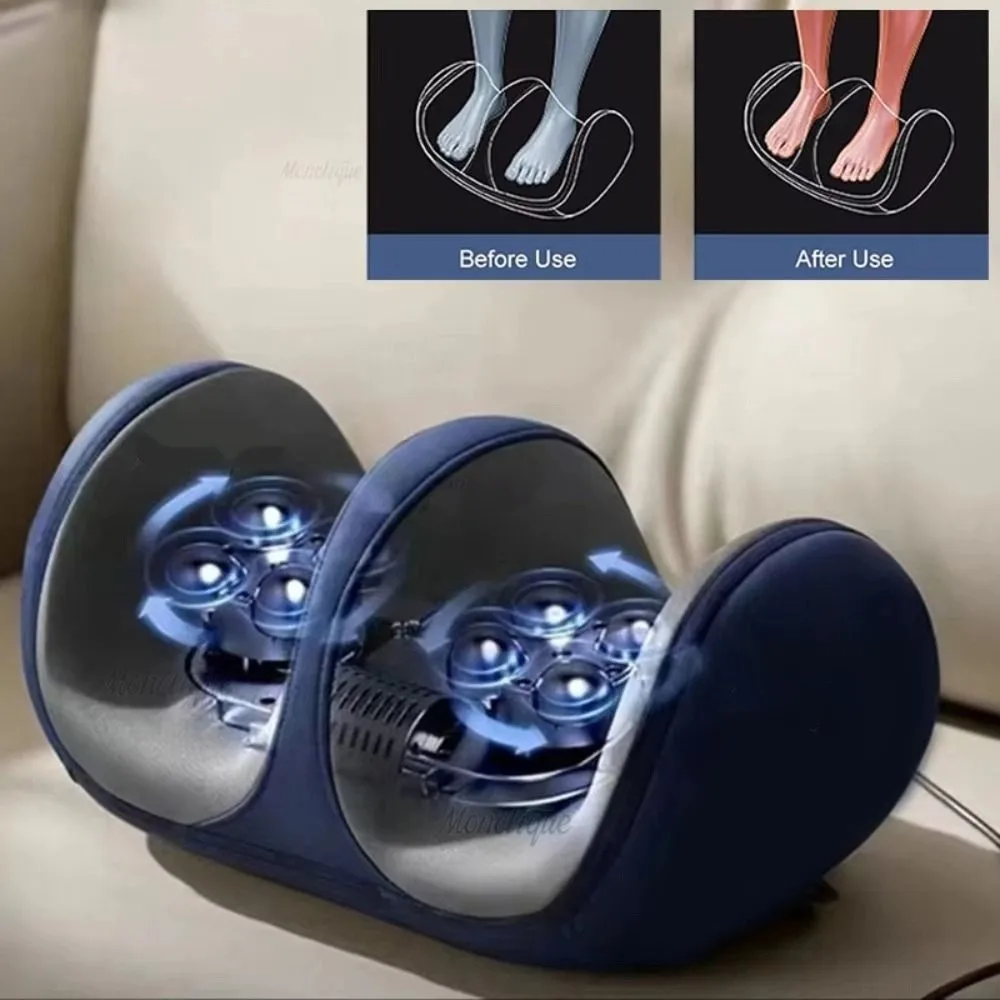 

Rechargeable Electric Foot Massager Portable Adjustable Intensity Kneading Massager Super Big Roller Multi Purpose