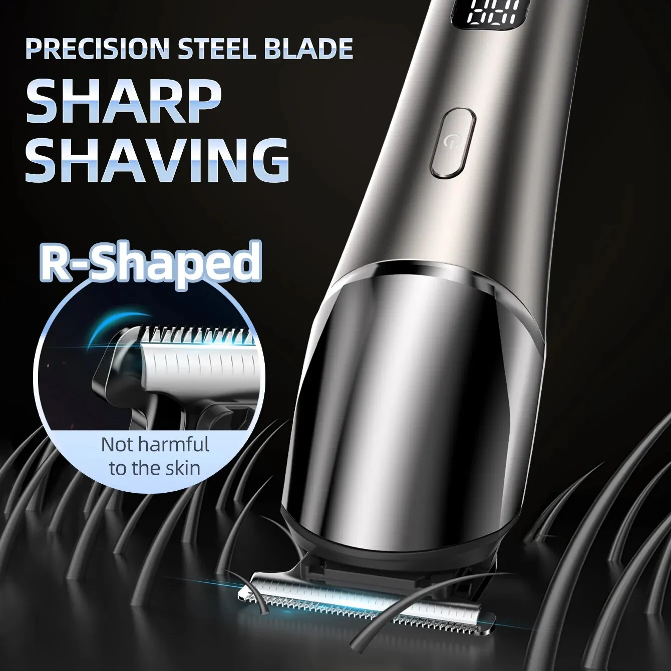 KIKIDO KK-9001T 11-in-1 Waterproof Hair Trimmer Set: Multi-Purpose Grooming Kit with Precision Blades, Ergonomic Design, and Lon