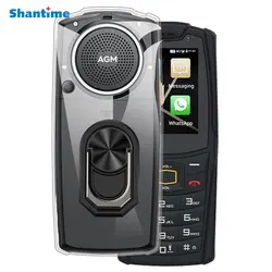 Luxury Shockproof Ring Holder For AGM M7 Case Soft Silicone TPU Protective Holder Cover For AGM M6