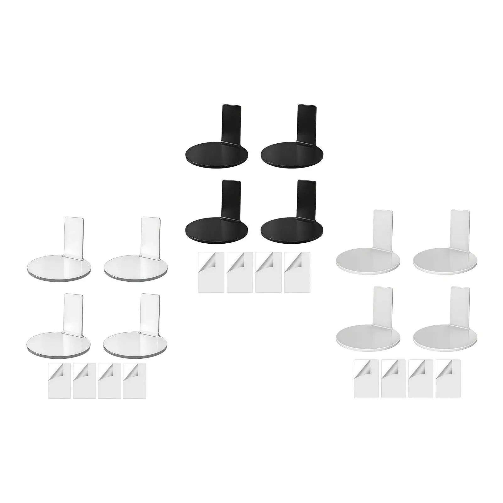 4x الاكريليك العائمة الشكل النشط رفوف الحائط عرض أصحاب ل كونترتوب لعبة غرفة المعيشة سيارات اللعب التماثيل الصغيرة