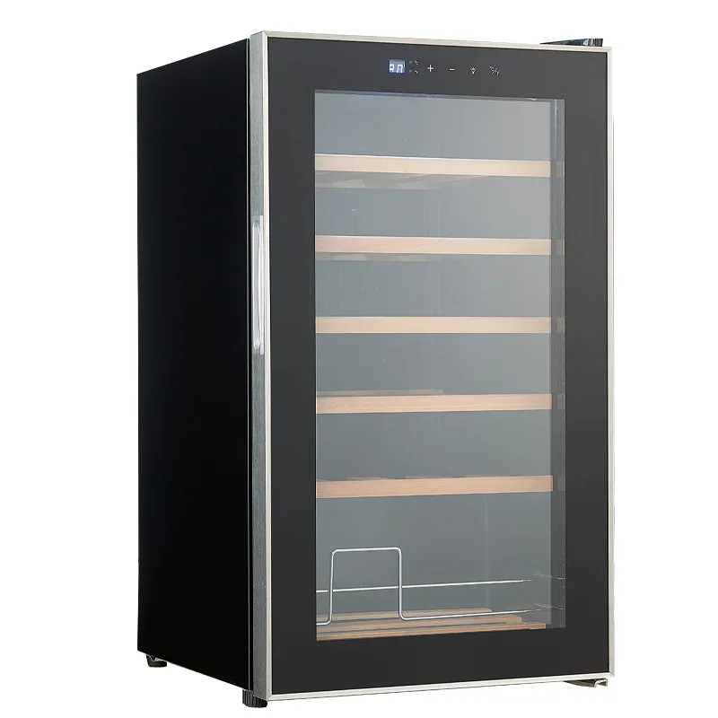 خزانة النبيذ ذات درجة حرارة ثابتة OEM حاشية من الفولاذ المقاوم للصدأ، كمية كبيرة، سعر ممتاز، مبرد بالهواء وخالي من الصقيع #2