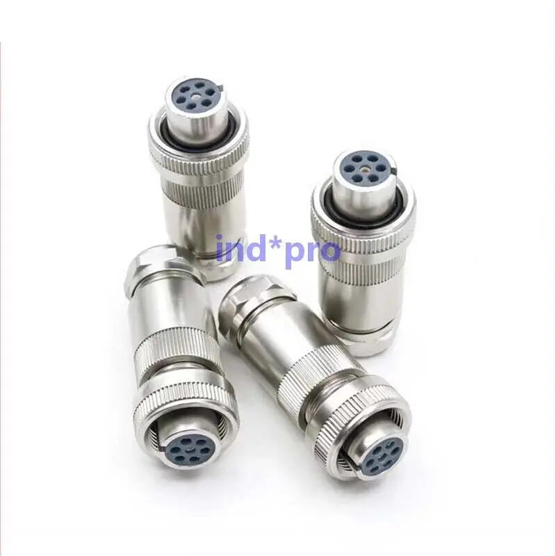 

1PCS New DIN EN175201-804 Proportional Valve Servo Valve Aviation Plug 7Pin