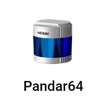 HESAI Pandar64 64-channel mechanical LiDAR 3D laser radar sensor  for autonomous driving of automobiles