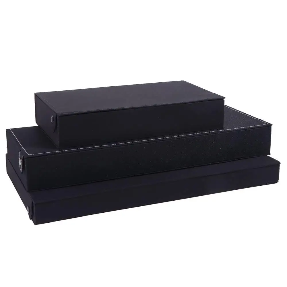 Einfaches 5/8/15-Fächer PU-Brillenetui, Brillenhalter, Sonnenbrillenbox, Schmuckorganizer, Schmuck-Präsentationsbox für Damen