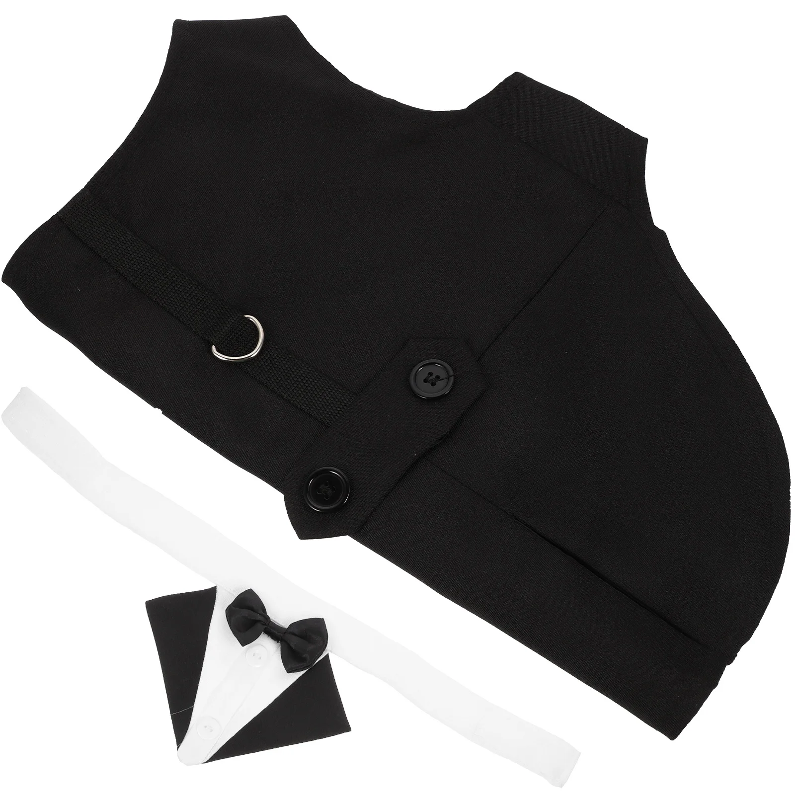 

1Set Puppy Formal Clothes Suit Dressy Bandana Bow Set Ideal for Special Occasions Daily Use Comfortable Fit All Breeds