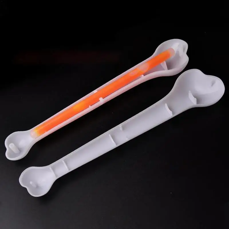 Party Light Sticks Lightstick Glow Stick Bone Shape Halloween Glowing Halloween Glowing Skeleton Party Light Sticks Dance Floor