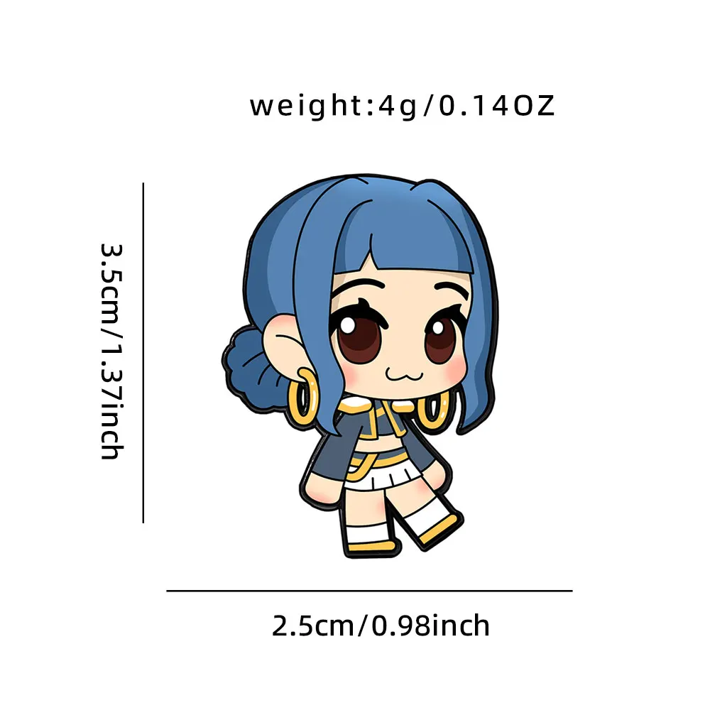 Ensemble de broches Kpop Demon Hunters Huntrix, 4 pièces, Rumi Mira Zoey Derpy Tiger Collection broches pour sacs à dos, cadeaux idéal pour les Fans