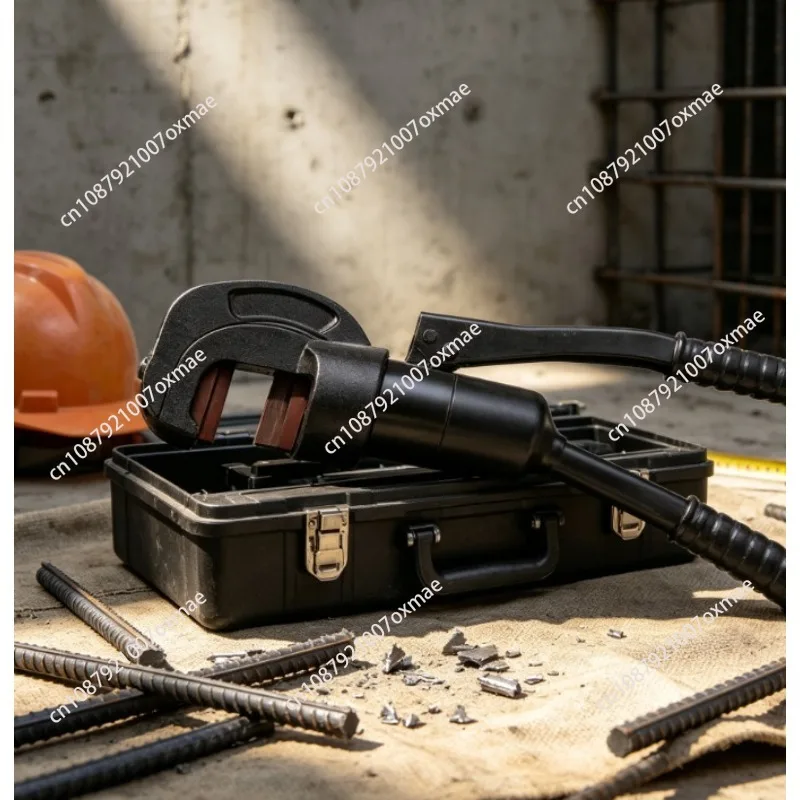 YQ-27 Manual Hydraulic Rebar Cutter 18T, 4-27mm Cutting Range with Extendable Handle