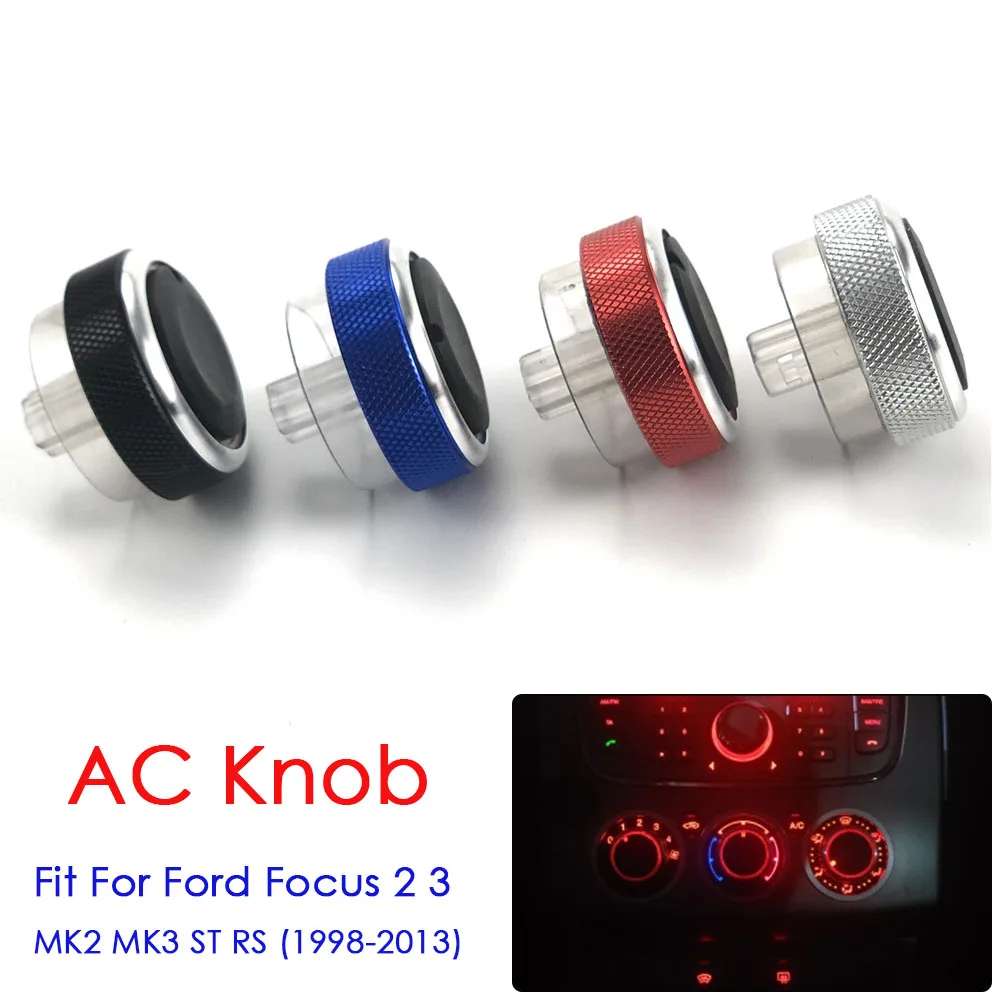 Car Air Conditioning turning switch knob AC Knob for FORD FOCUS 2 Focus 3 2005-2017 Mondeo C-MAX 3pcs per set
