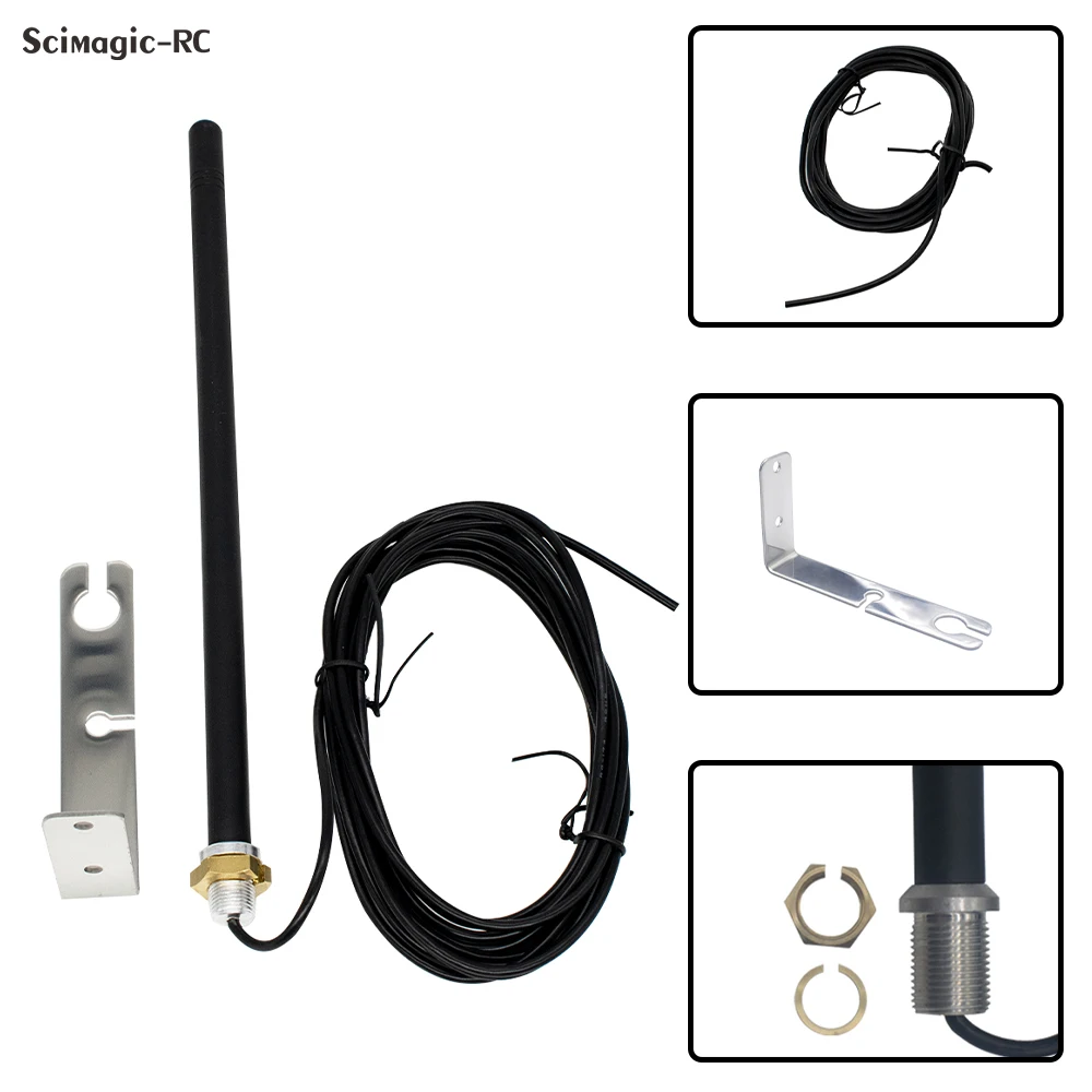 Universal 433MHz cable Antenna for gate garage Radio Signal Booster Repeater Outdoor Waterproof 433.92MHz Gate Control Antenn