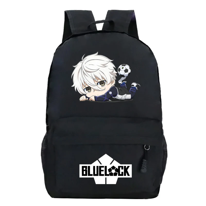 حقيبة ظهر Itoshi Sae BLUE LOCK Anime حقيبة مدرسية كوسبلاي للأولاد والبنات مانغا ISAGI YOICHI حقيبة ظهر عصرية حقيبة سفر Mochila