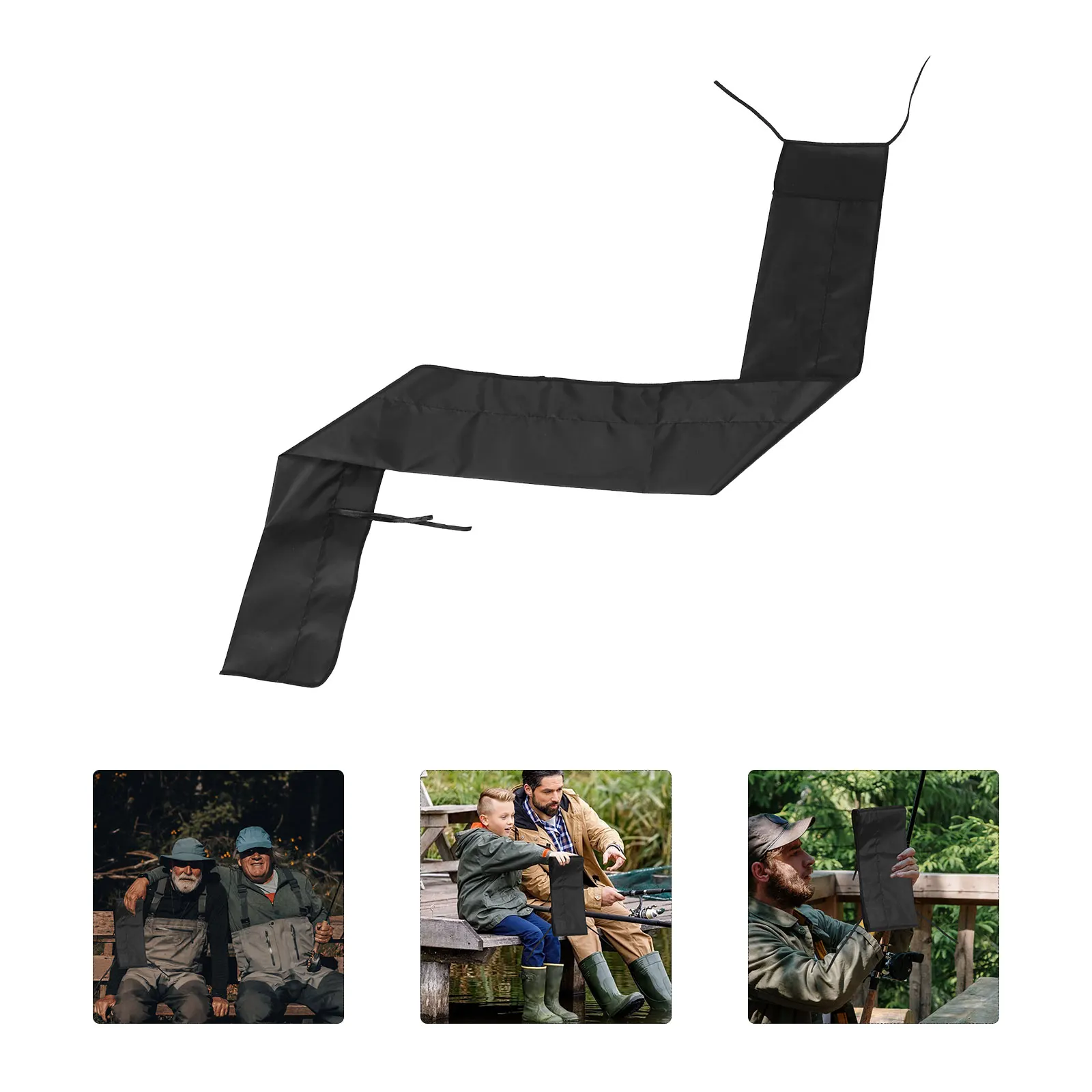 

Fishing Rod Bag Pole Holder Water Case Present for Men Oxford Cloth Travel Carrier Reel Tackle Storage