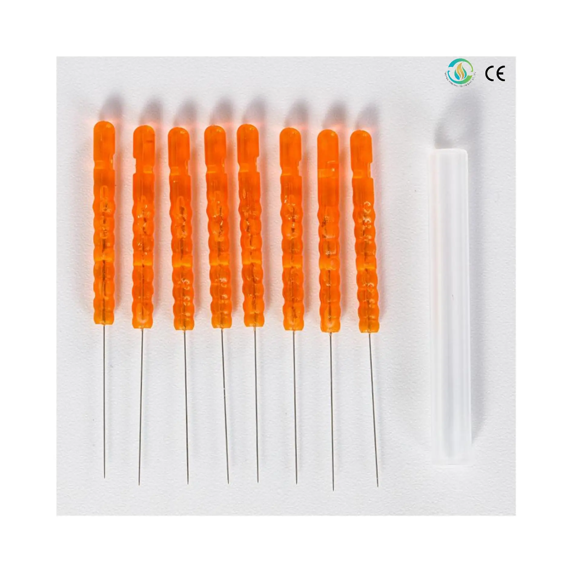 180pcs disposable sterile facial beauty acupuncture and moxibustion needles with tubes for facial lifting