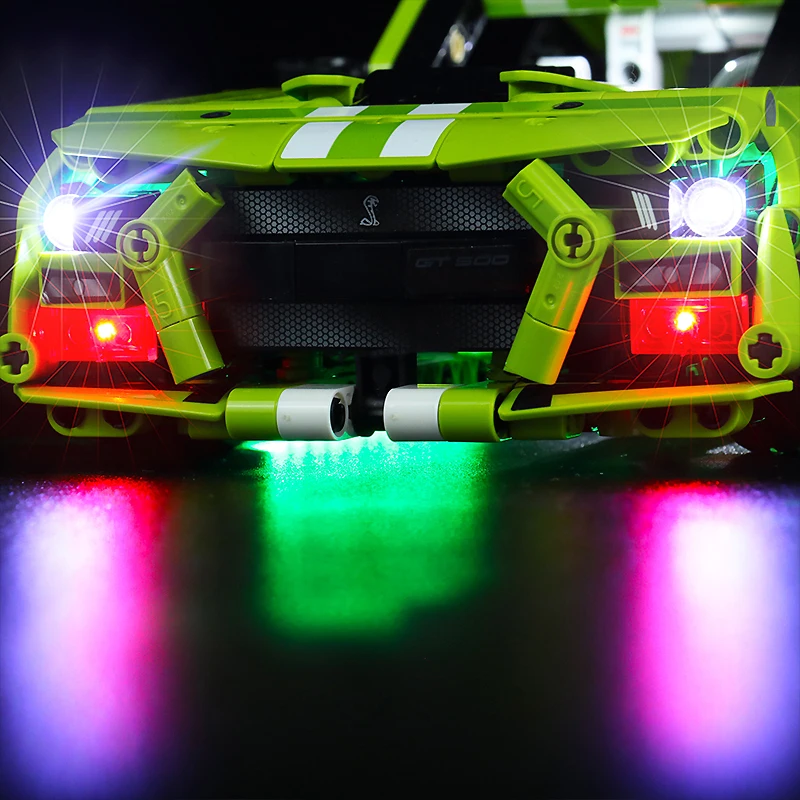 Zestaw oświetlenia LED DIY do LEGO 42138 GT500 Techniczna super sportowa Vechiel (tylko światło LED, bez modelu klocków)