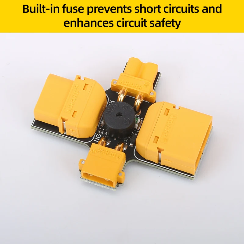 Smoke Stopper XT30-XT60 Short Circuit Protector 30V Built-in Buzzer Test Safety Plug FPV Accessories For FPV RC Drone