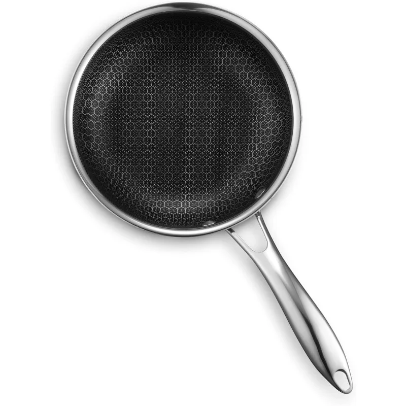 Hybrid Nonstick 7-Inch Fry Pan, Stay-Cool Handle, Dishwasher and Oven Safe, Induction Ready, Compatible with All Cooktops