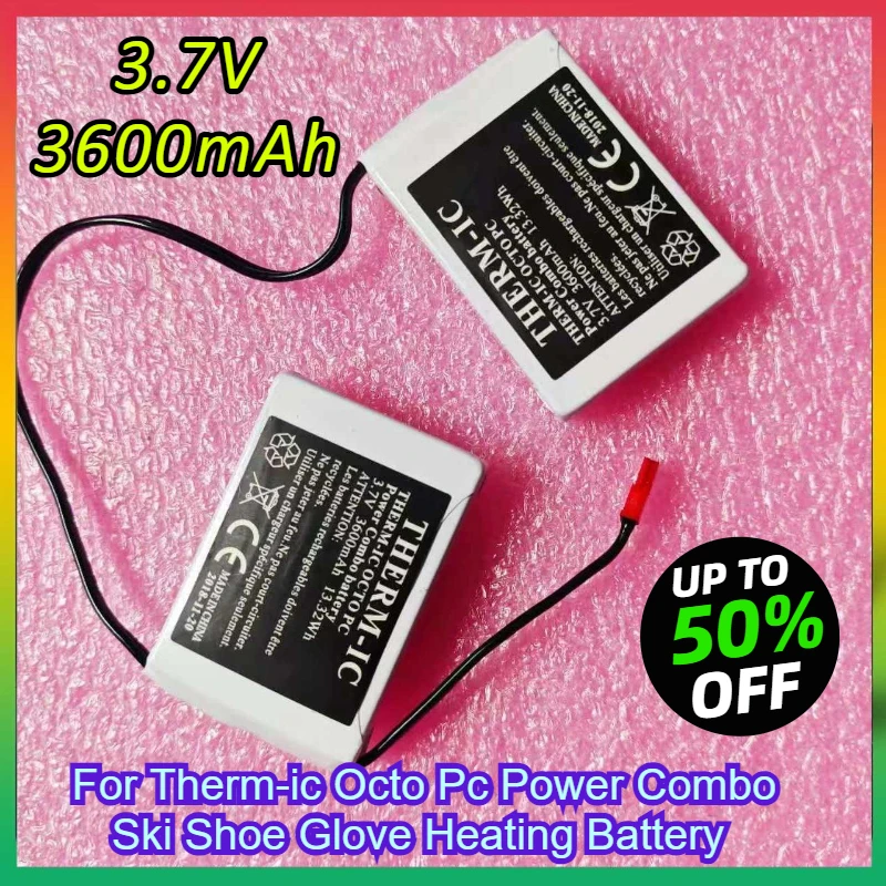 

【В наличии】Совершенно новый для Therm-ic Octo Pc 3,7 В 3600 мАч Power Combo, лыжная обувь, перчатка, нагревательная батарея, высокопроизводительная батарея