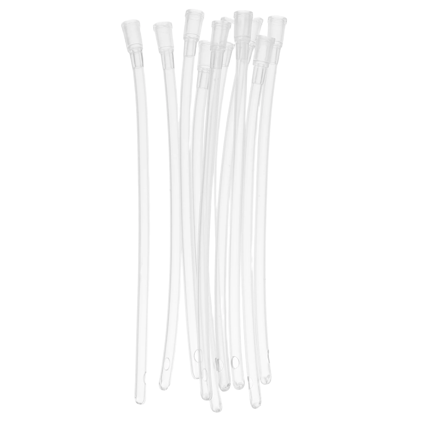 

10 Pcs Parrot Hose Feeder Clear Tube Feeding Syringe for Birds Food Milk Parts Abs Supplies