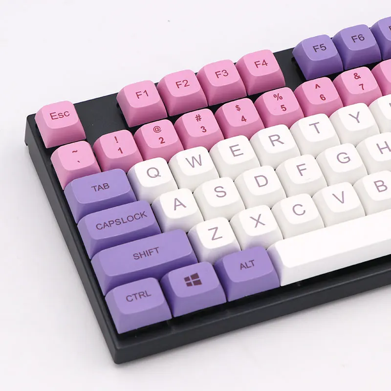 

134 Keys Hana Keycaps Pbt Dye Sub Key Caps XDA Profile Keycap For Mx Switch Gaming Mechanical Keyboard