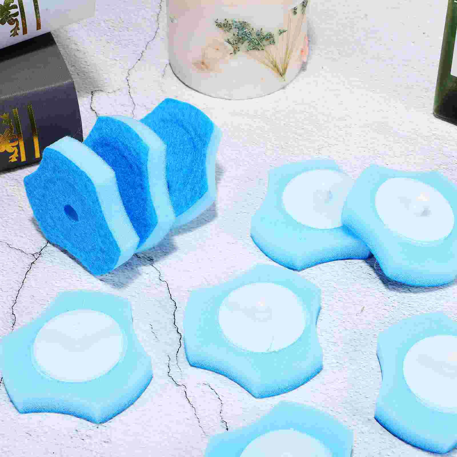 30 Pcs Refills Pad Toilet Block Drain Brushes Bowl Cleaners Sponge Wands Cleaning Sponges Heads Replacements Detergent