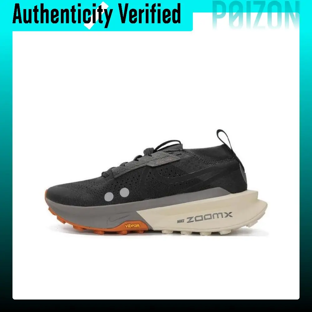 Nike Zegama Trail 2 Wear resistant And Lightweight Low top Running Shoes Women's Black FD5191-004