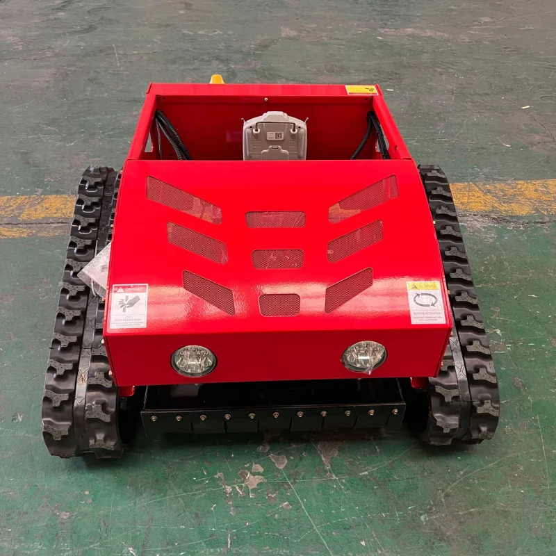 Intelligent Remote-Controlled Lawn Mower Cutting Width 800mm Lawn Mowing Robot for Orchards, Farms, Gardens, and Land Reclamatio