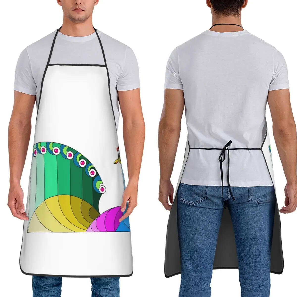 

Peacock, Digitart, Kidsart Aprons Chef Cooking Baking Tablier Sleeveless Bib Kitchen Cleaning Pinafore for Women Men Gardening
