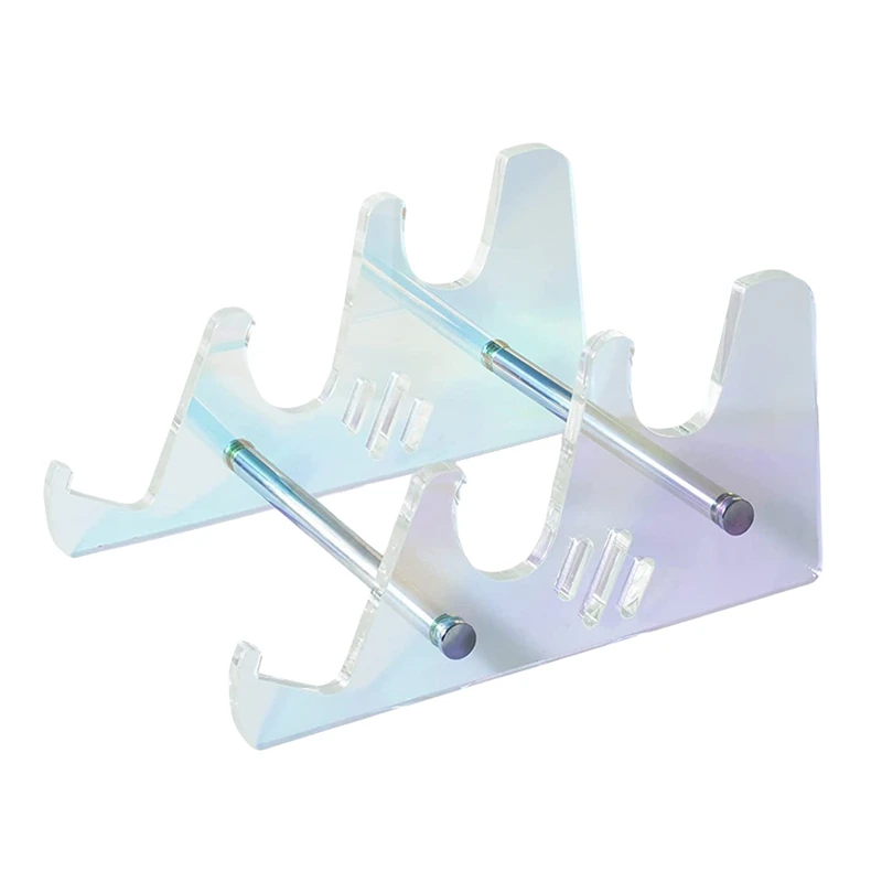 Removable Multicolor Acrylic Keyboard Stand Transparent Desktop Tray Computer Keyboard Tray Stand Multicolor