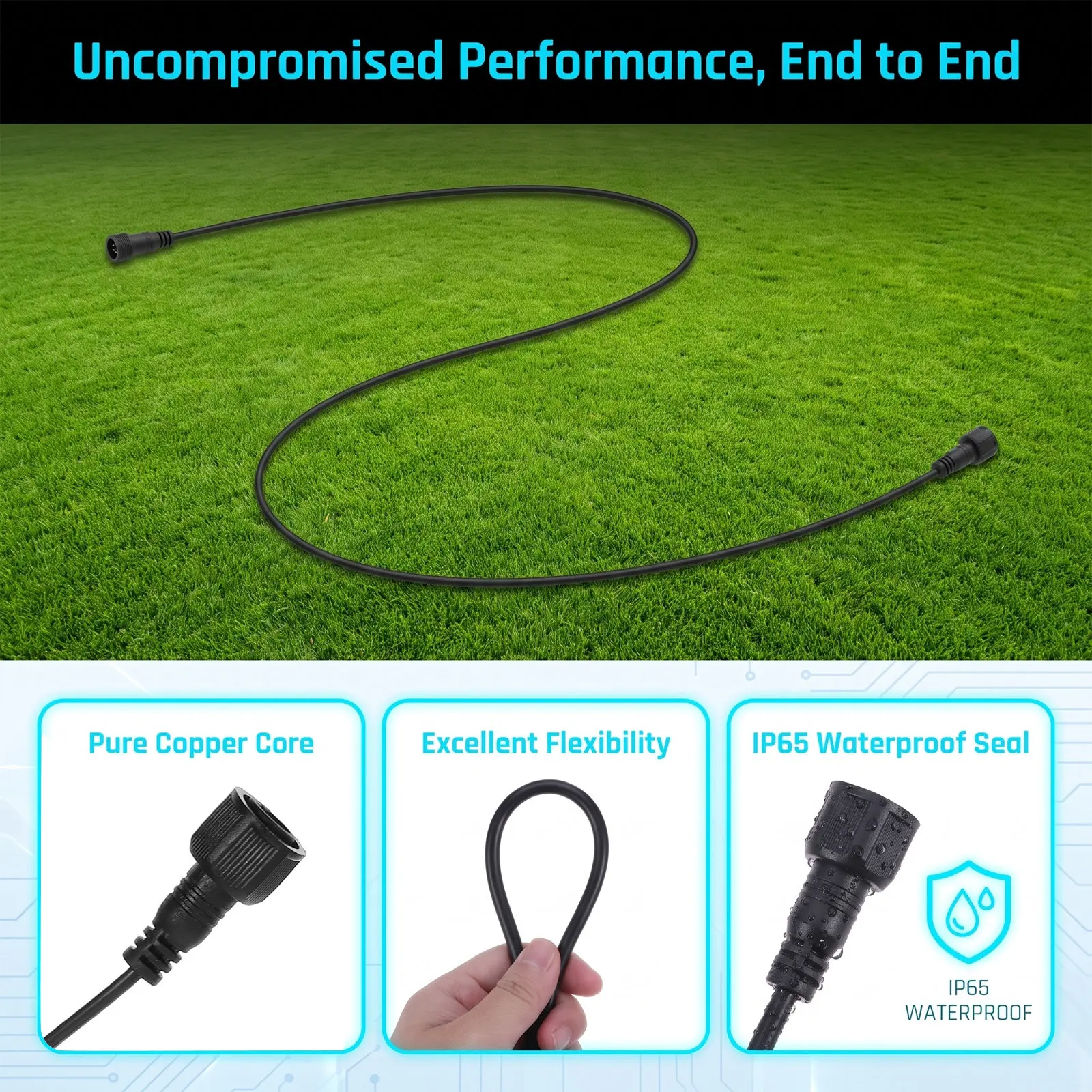Cavo di Prolunga Solare da 5 M - Outdoor Lighting Extension Cord recensione e prezzo