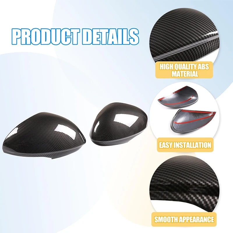 ل 2016-2019 ألفا روميو جوليا ABS سيارة مرآة الرؤية الخلفية غطاء الديكور غطاء الكسوة ملصق اكسسوارات السيارات الخارجية #6