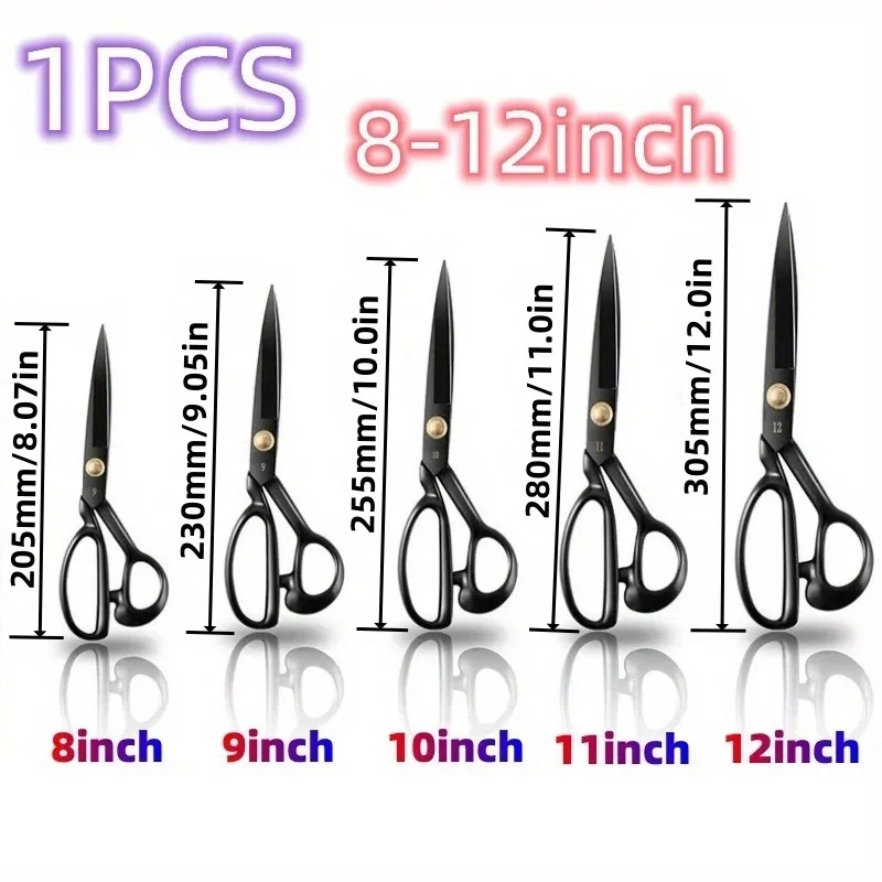 Professional Tailor Scissors Cutting Scissors Vintage Stainless Steel Fabric Leather Cutter Craft Scissors For Sewing