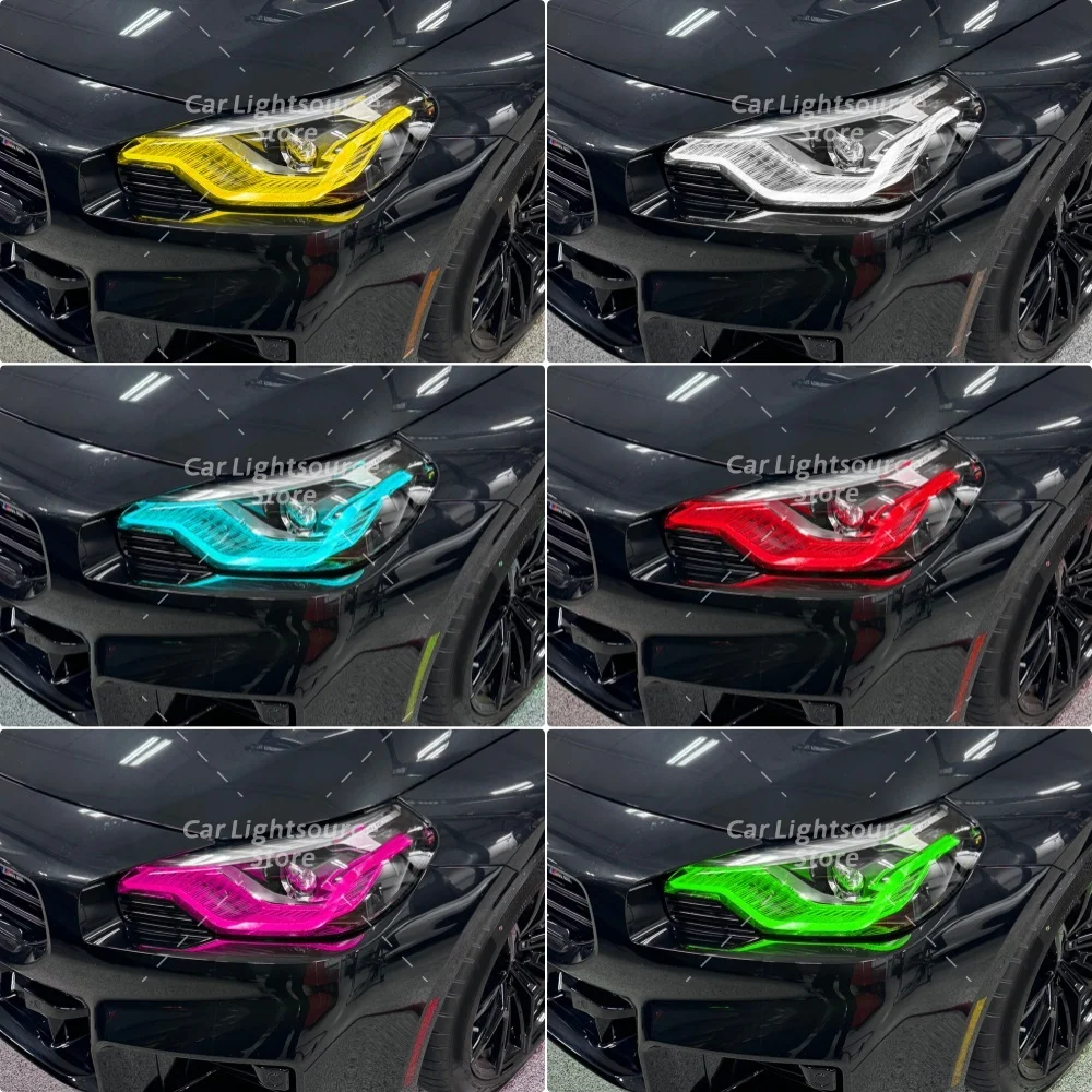 

CSL Yellow Angel Eye LED DRL Boards For BMW G42 G87 M2 2 Series M240I 21-24 Adaptive Headlight Daytime Running Light Turn Signal