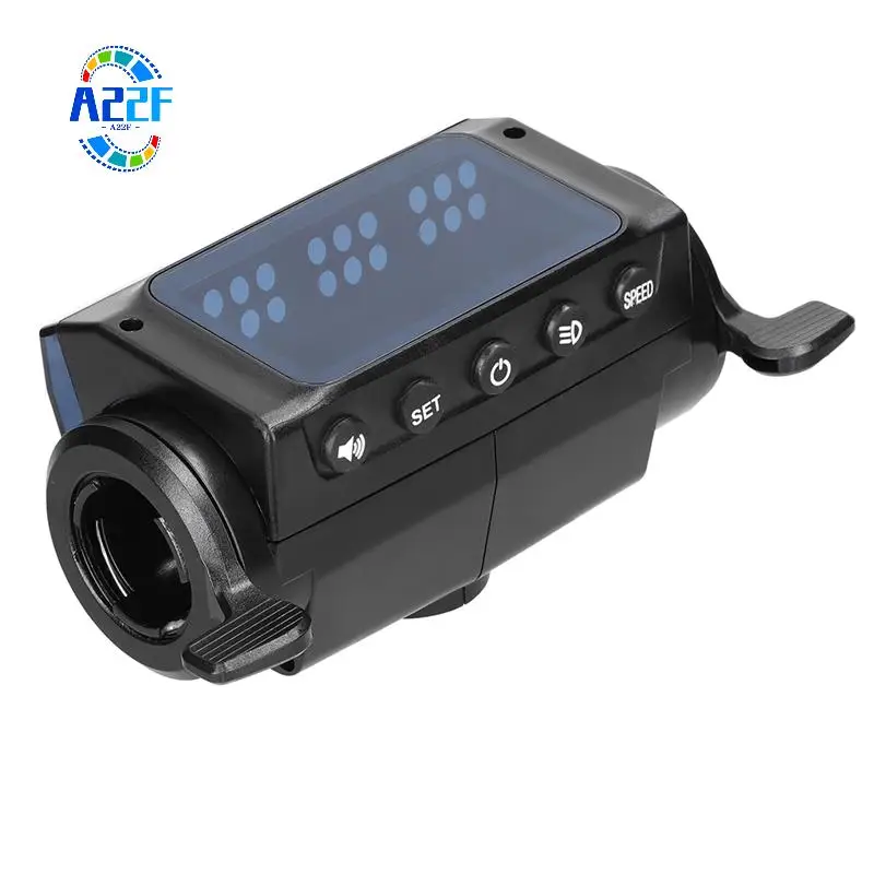 

A22F-For 8 Inch Kugoo S1/S2/S3 Electric Scooter LCD Display Monitor Cover Light Guard With Accelerator Brake Thumb Handle