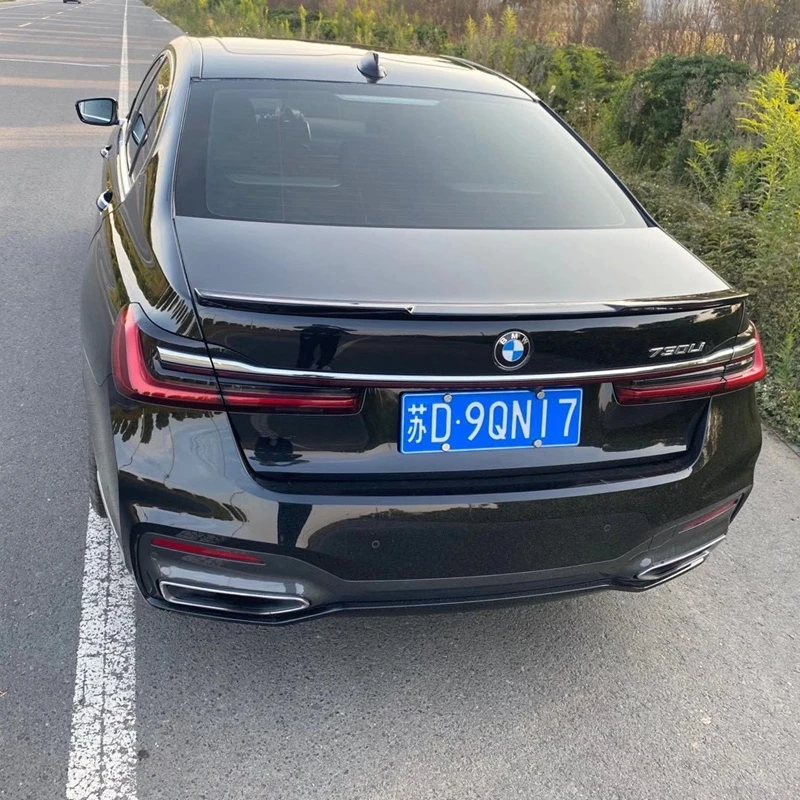 

Спойлер для BMW 7 серии G11 G12 730 740 750 2019 2020, высококачественный АБС-пластик, V-образный стиль, аксессуары для крыльев автомобиля, комплект кузова