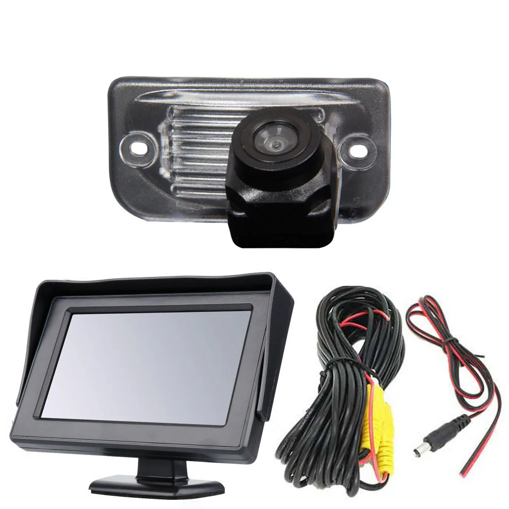 

CCD Car camera +4.3"monitor for Mercedes Benz C/E/CLS/CLK/SLK/SL classe W203 C240 S203 C240 Limo W211 SLK R171 CLK W209 W219