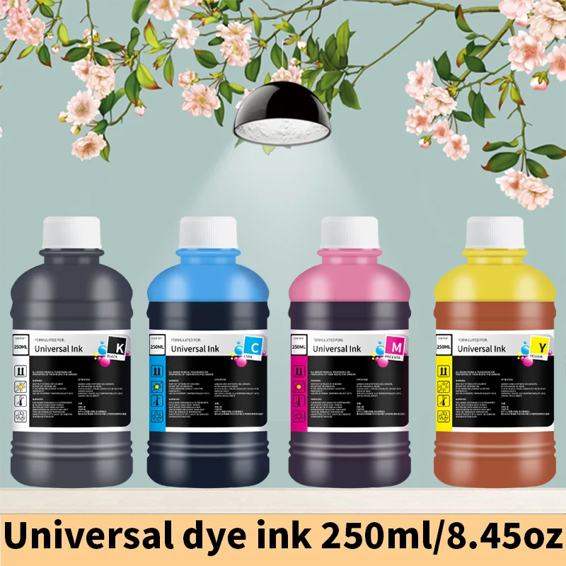 

250ML dye ink Compatible with Epson/Canon/HP/Brother/Printer Series Printer Ink Cartridge Regeneration Ink Cartridge Serie