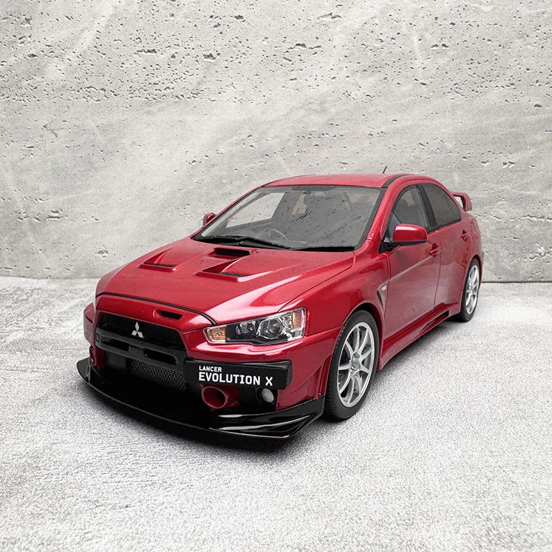 OTTO 1/18 미쓰비시 LANCER EVO X FQ 400 2012 합금 장난감, 자동차 다이캐스트 금속 모델 선물