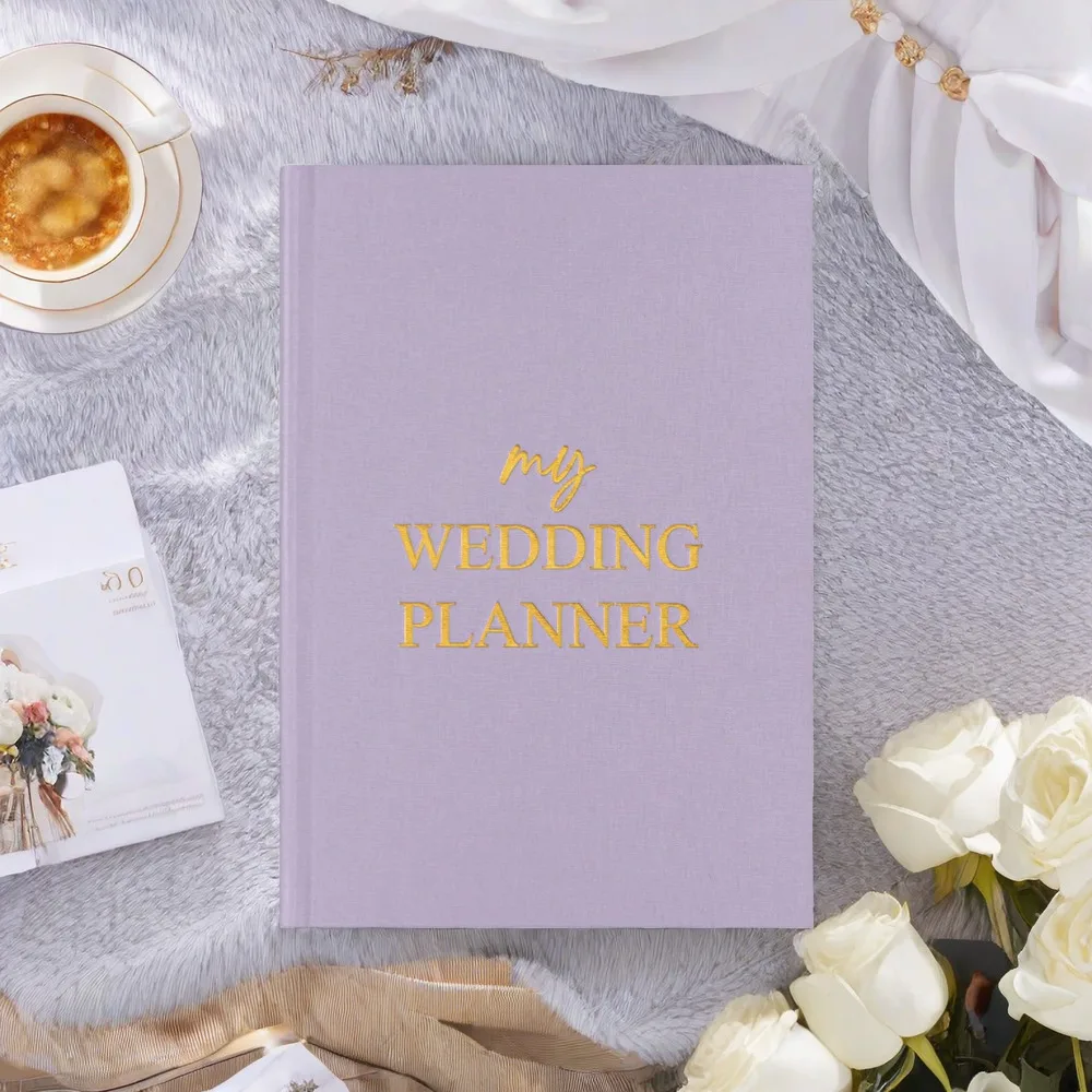 1pc Hardcover Notebook -The Wedding Planner Checklist: A Portable Guide To Organizing Your Dream Wedding,Plan The Ideal Wedding