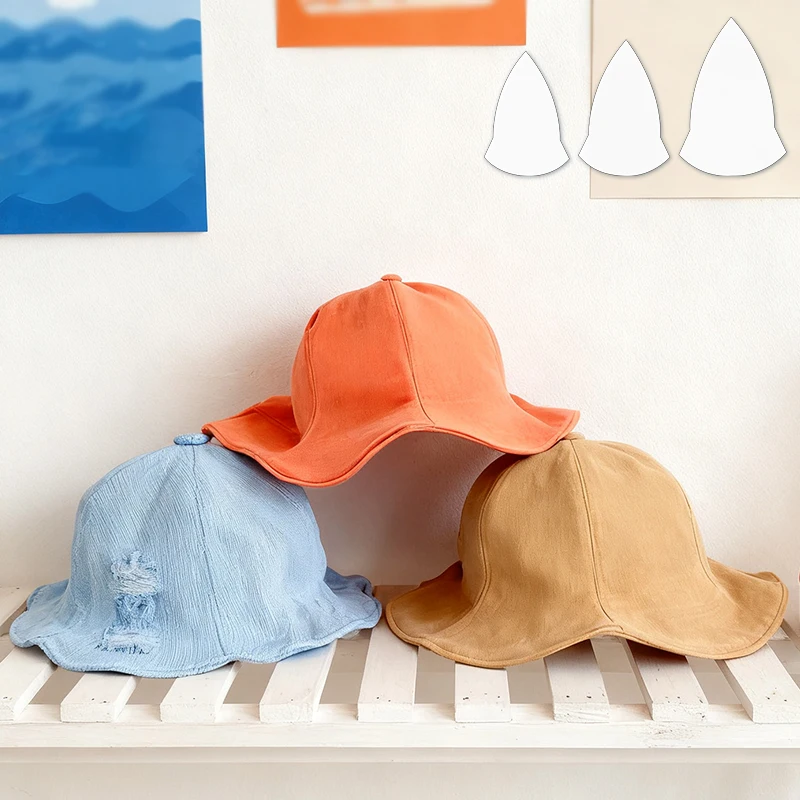 YOMDID 3pcs Petal Hat Sewing Template DIY Sun Hat Pattern PET Quilting Template DIY Sewing Pattern Precision Cutting Tool