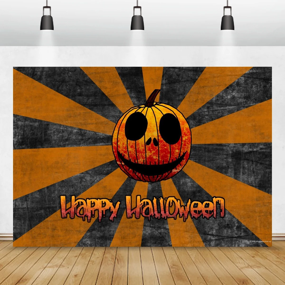 Happy Halloween Background Haunted House Backdrop Scared Pumpkin Photography Family Dressed Up Party Banner Festival Decoration