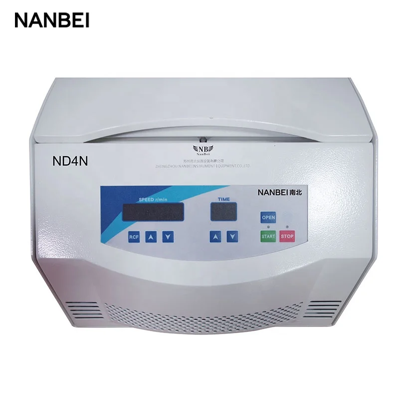 NANBEI Table Top Clinical 4000rpm Low Speed Lab Medical Centrifuge