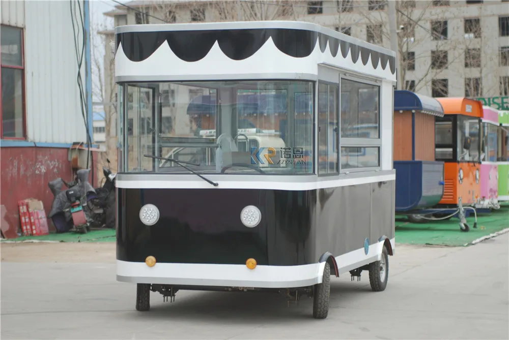 Wholesale Ice Cream Juice Food Cart Commercial Dining Car Customized Electric Vendor Carts Hot Dog Mobile Food Truck