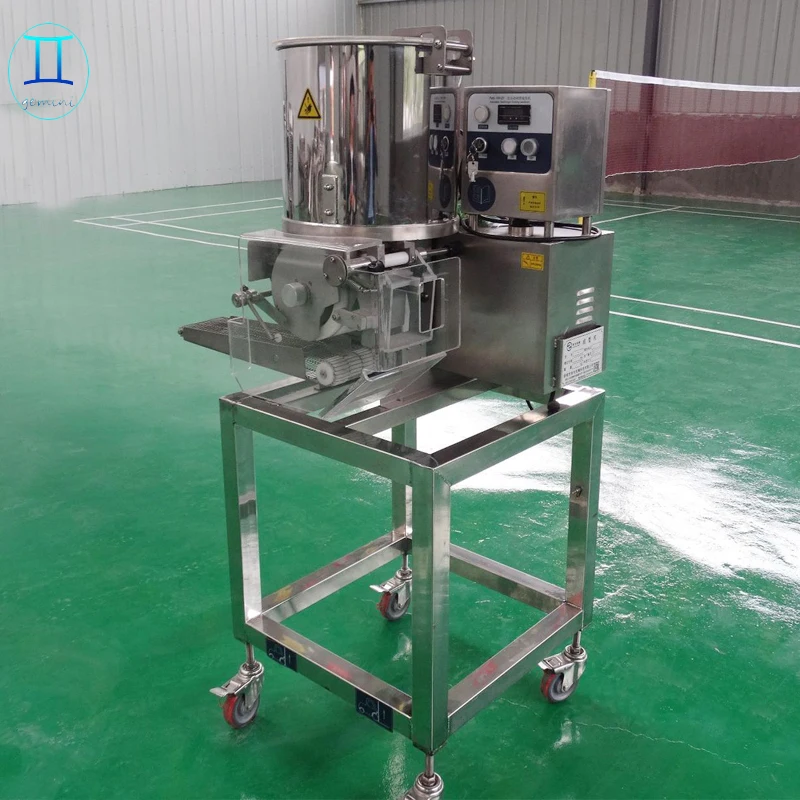 Commercial Fish Shrimp Burger Meat Pie Making Production Line Meat Pie Meatloaf Beef Hamburger Patty Press Forming Machine