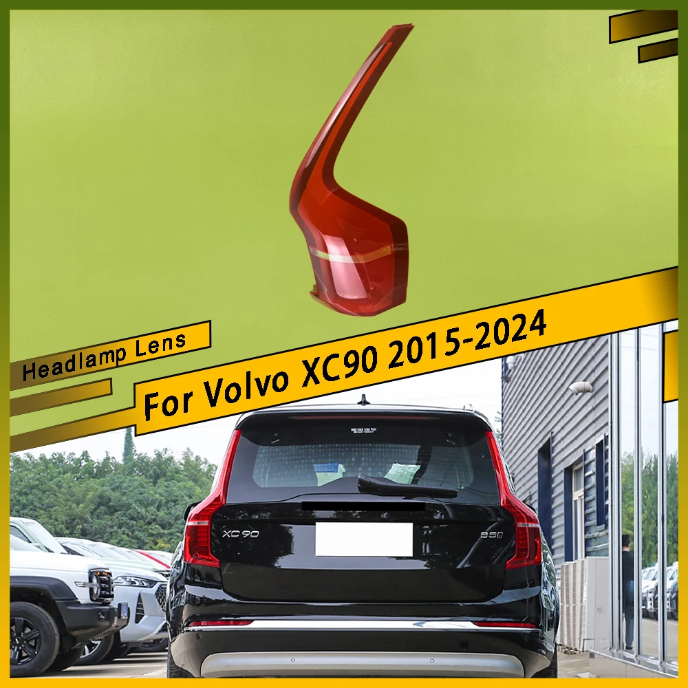 

For Volvo XC90 2015 2016 2017 2018 2019 2020 2021 2022 2023 2024 Car Front Headlight Lens Cover Auto Case Headlamp Lampshade