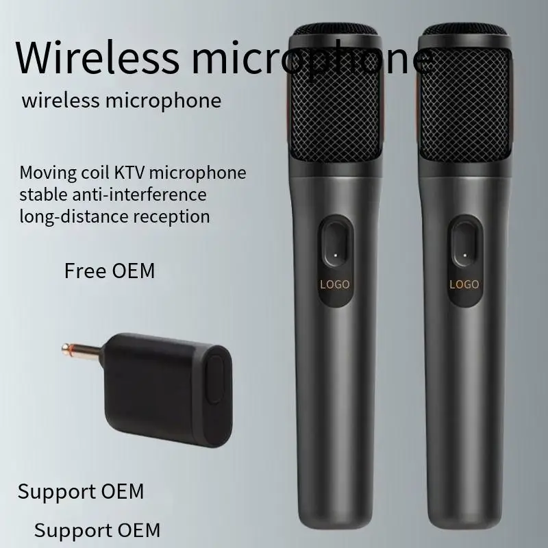 

Wireless microphone one for two condenser microphones KTV stage handheld microphone PartyBox Wireless