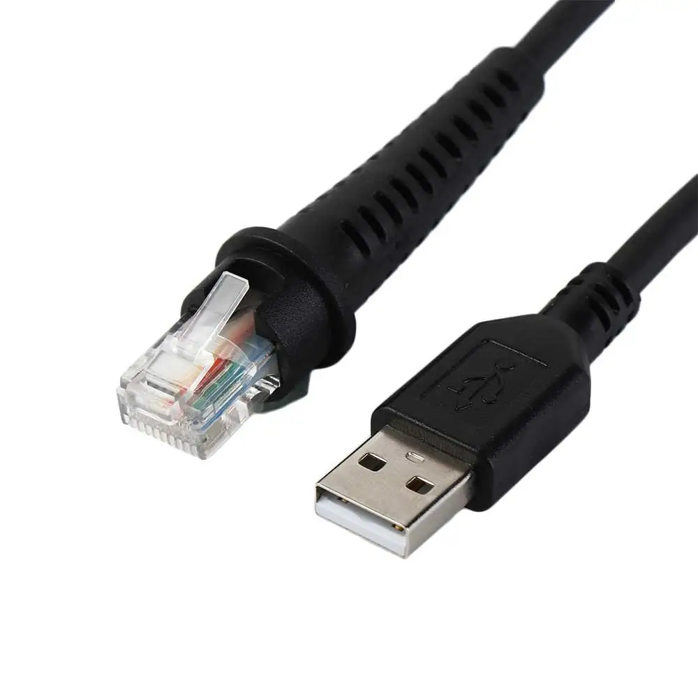 6.5FT USB to RJ50 Cable for Honeywell BarCode Scanners MS5145, MS7120, MS9540, MS7180, MS1690, MS9590, MS9520