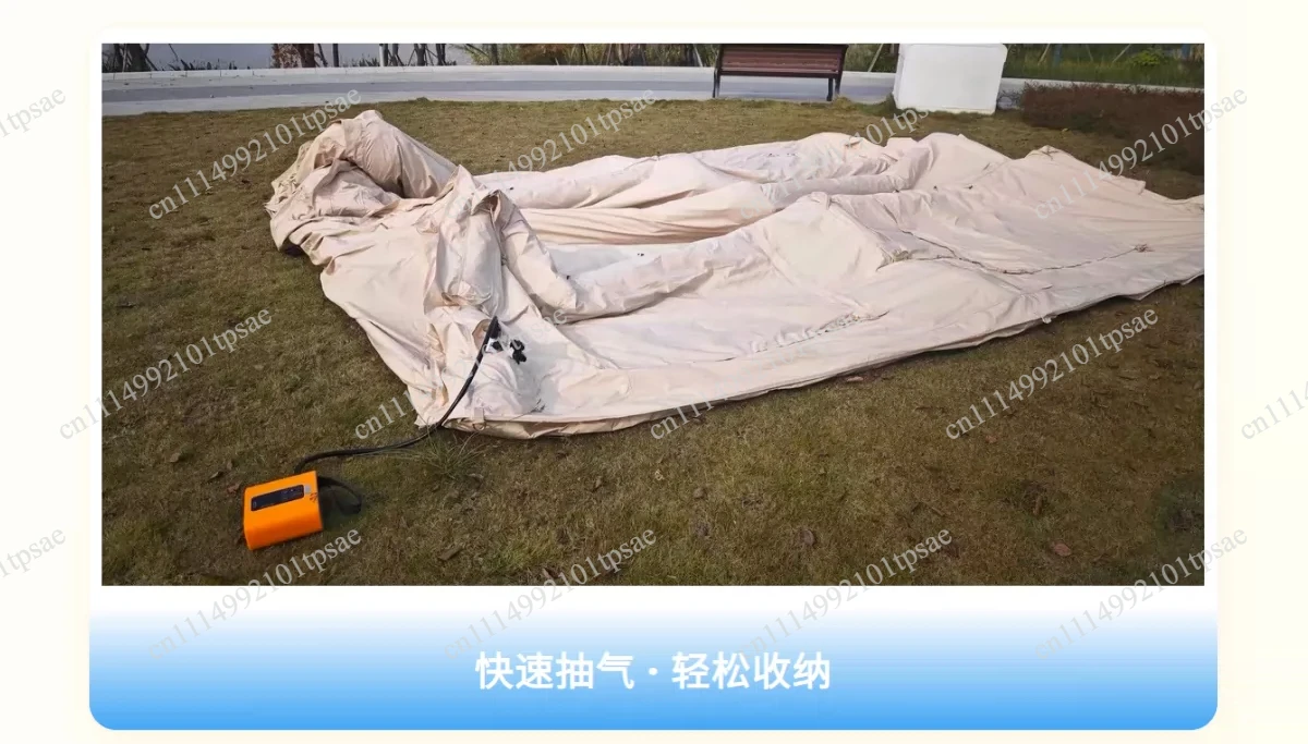 Wireless rechargeable air compressor dual-use electric inflation device, outdoor travel equipment